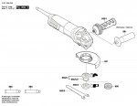 Bosch 3 601 G90 000 Gws 9-115 Angle Grinder 230 V / Eu Spare Parts